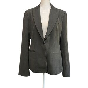 Express  Gray Women's size 12 Single-Breasted Button Notch Lapel Blazer